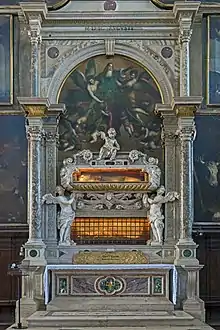 Photo de la tombe de saint Zacharie à Venise