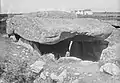 La tombe à couloir de Rondossec (photographie datant de 1921).