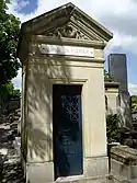 Tombe d'Alfred Vulpian au cimetière du Montparnasse.