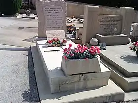 La tombe du colonel Romans-Petit à Oyonnax.