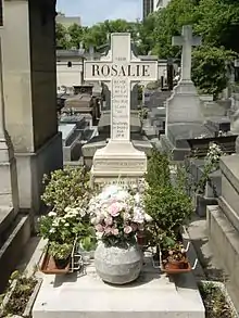 Tombe de Sr Rosalie Rendu.