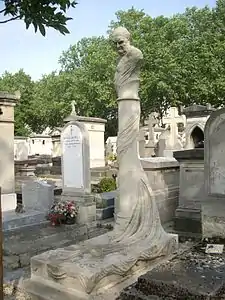 Tombe de Sainte-Beuve, cimetière du Montparnasse.