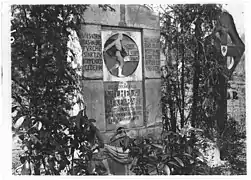 Tombe d'un officier allemandPhoto prise le 3 mai 1917