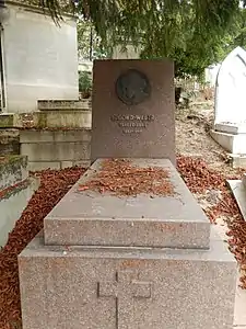 Tombe de Caroline Eugénie Weber dite Mme Segond-Weber (cimetière du Père-Lachaise, division 24)