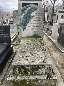 Tombe du général au cimetière du Montparnasse
