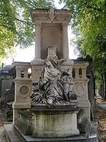 Tombeau de la famille Herbette, Paris, cimetière du Montparnasse.
