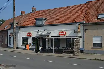 Café Sint-Elooi, situé dans la partie flamande du hameau.