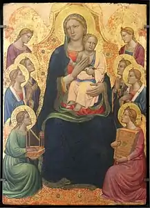 La Vierge et l'Enfant entourés de huit saints Tommaso del Mazza