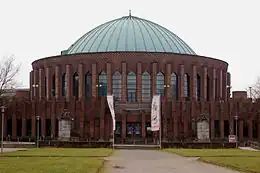 La salle de concert (Tonhalle) de Düsseldorf (1926).