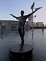Statue de Tony Adams, capitaine de 1988 à 2002.