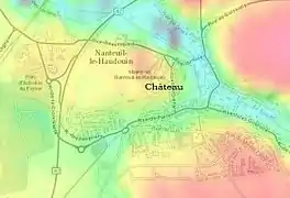 Topographie de Nanteuil.