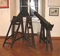 1er, 2e et 3èmes canons Grič  au musée de la ville de Zagreb