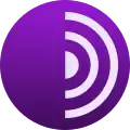 Logo de Tor Browser qui intègre le réseau Tor.