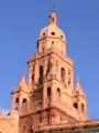 Tour de la cathédrale de Murcie, avec un conjurador à chaque angle.