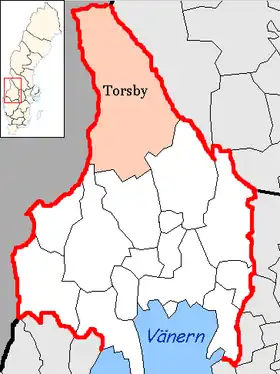 Localisation de Torsby