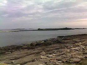 Toul-Bihan vu depuis la pointe du Conguel