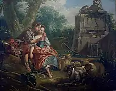 L'agréable leçon par François Boucher.