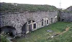 Le fort de Toulbroc'h : vue intérieure.