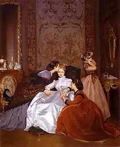 La Fiancée hésitante (1866).
