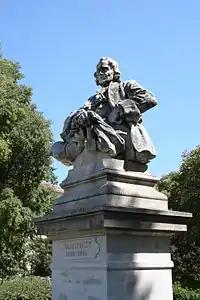 Jean-Antoine Injalbert, Statue de Puget, Toulon, jardin Alexandre Ier.