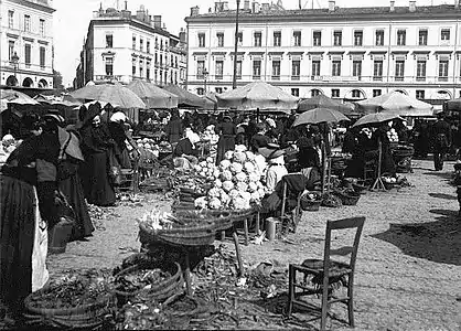 Marché du Capitole, 20 avril 1900