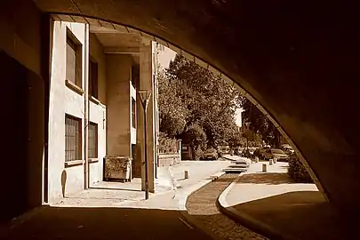 Une arche du pont de Tounis en 2012.