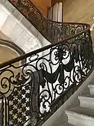Rampe d'escalier de Bernard Ortet