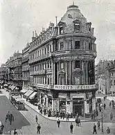 Toulouse 1926,1 rue Alsace-Lorraine (G.) et rue de Rémusat (D.) - magasin Félix Potin
