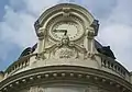 Toulouse, rue Alsace-Lorraine, horloge murale avec un cadran de 24 heures.