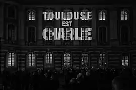 Rassemblement à Toulouse, au lendemain de la fusillade.