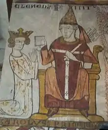 Scène du Pape Clément IV (1265-1268)