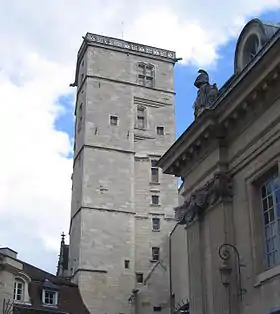 La tour Philippe le Bon du palais des ducs de Bourgogne.