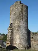 Tour de la Dame Blanche, vue de la haute-cour.