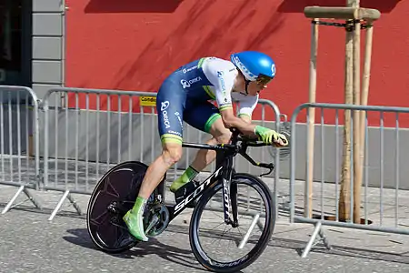 Vélo de contre-la-montre Scott Plasma 5 TT lors du Tour de Suisse