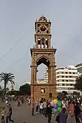 Tour de l'horloge à Casablanca, en 2022.