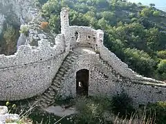 Tour-Sud vue de l'intérieur.