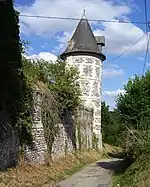 Tour du château de la baronnie.