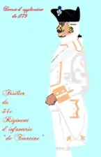 régiment de Touraine de 1779 à 1791