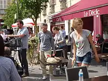 Tournage du film Voir la mer