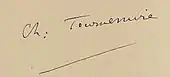 signature de Charles Tournemire