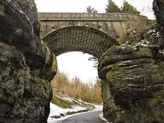 Le pont vu du dessous