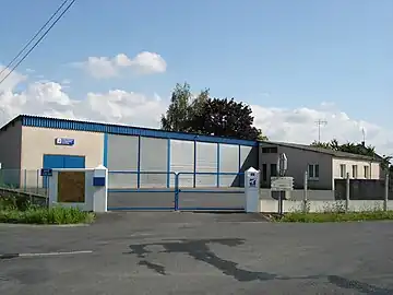 Le centre d'entretien et d'exploitation des routes du conseil départemental de l'Indre en 2011.