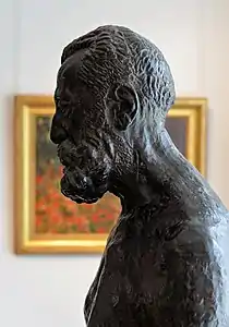 Antoine Bourdelle, Torse nu d'Anatole France (1919), bronze.