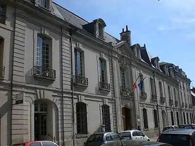 Chambre de commerce et d'industrie de Touraine, façade principale.