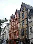 Les trois façades.