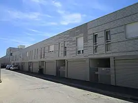 Maisons individuelles à ossature en bois.