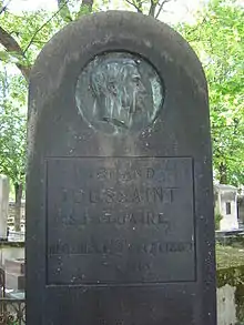 Monument funéraire d'Armand Toussaint, Paris, cimetière de Montmartre.