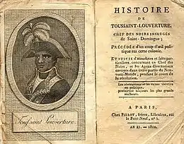 1802 : Toussaint Louverture par Charles-Yves Cousin d'Avallon, (1769-1840), (BNF 30282183).