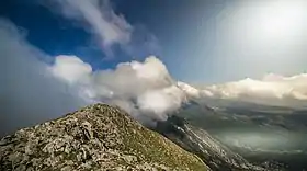 La cime du pic de Guara.