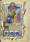 Les Très Belles Heures de Notre-Dame, « L'Adoration de Dieu le père », f.240r, BNF.